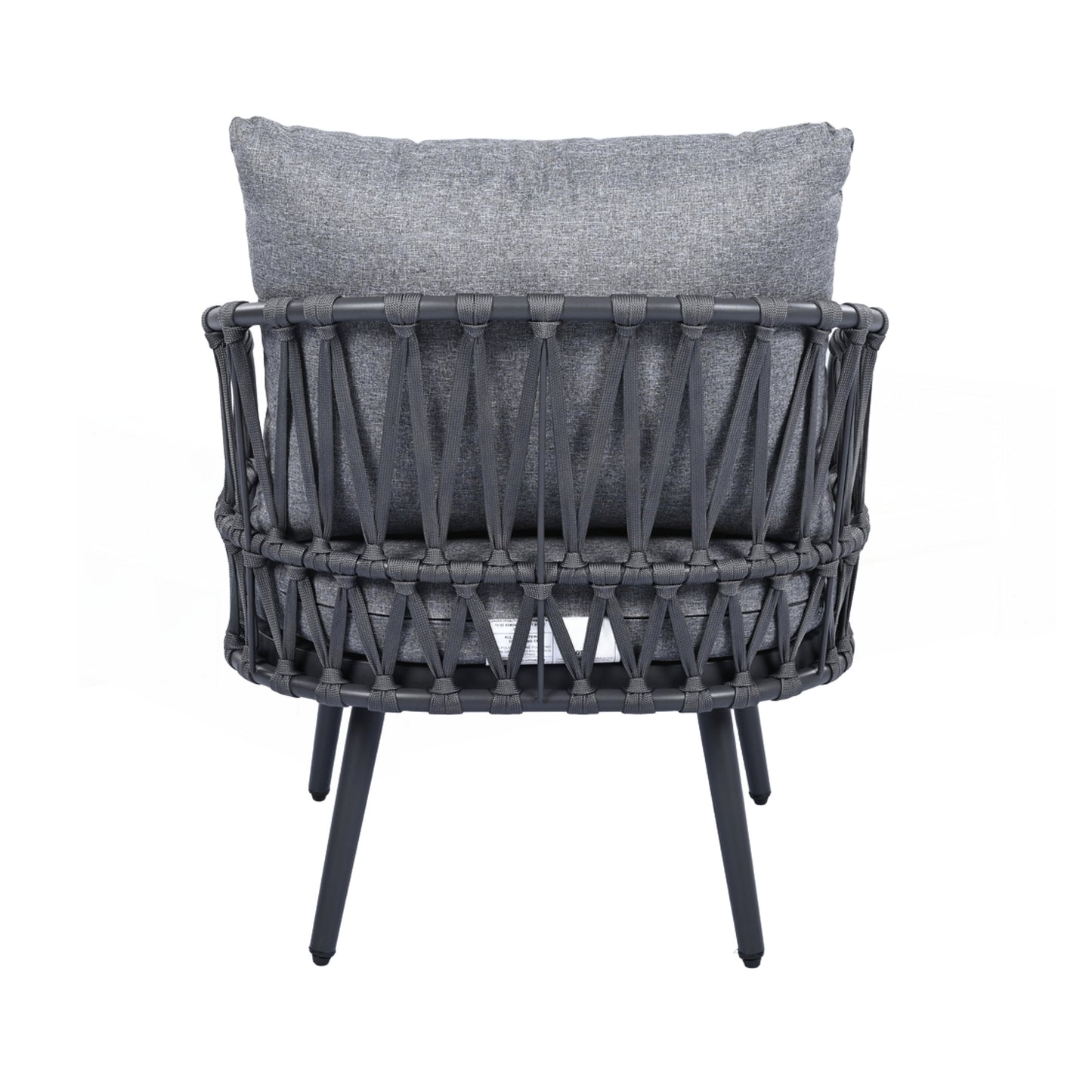 Set di mobili da esterno per patio da 4 pezzi