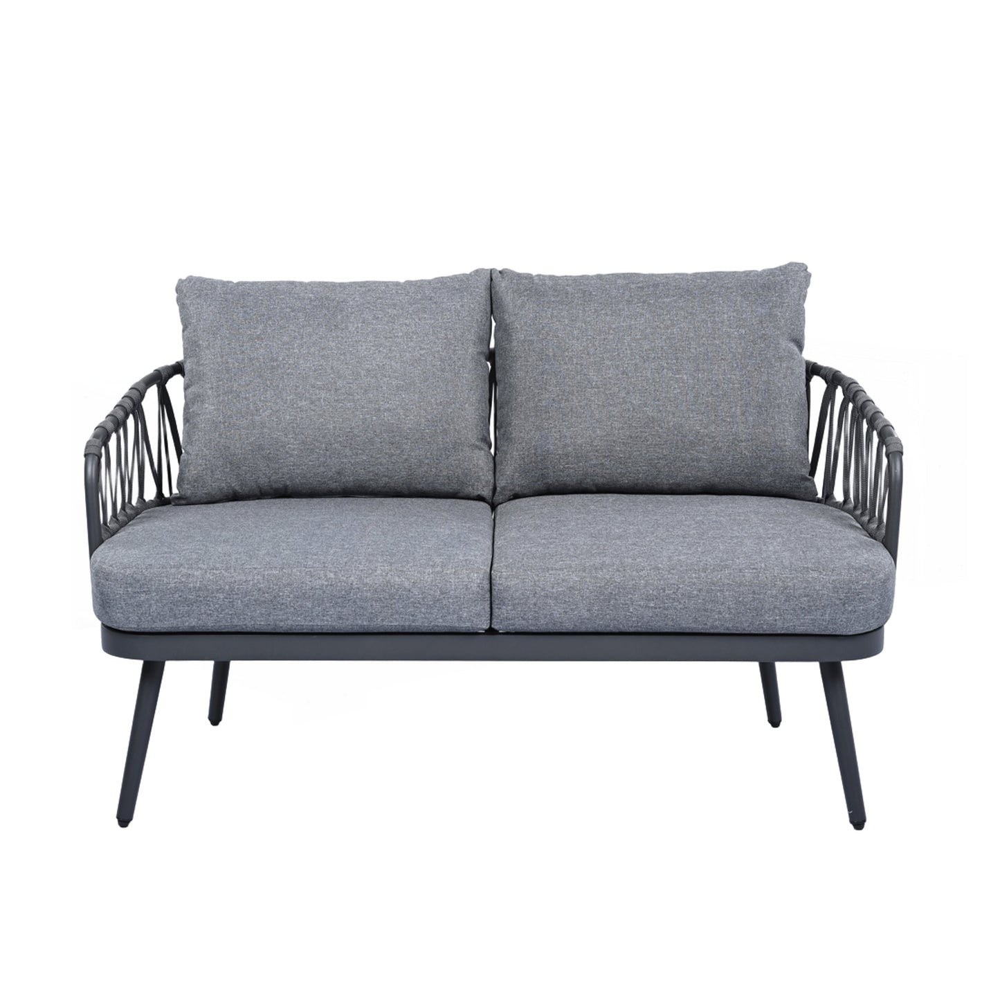 Set di mobili da esterno per patio da 4 pezzi