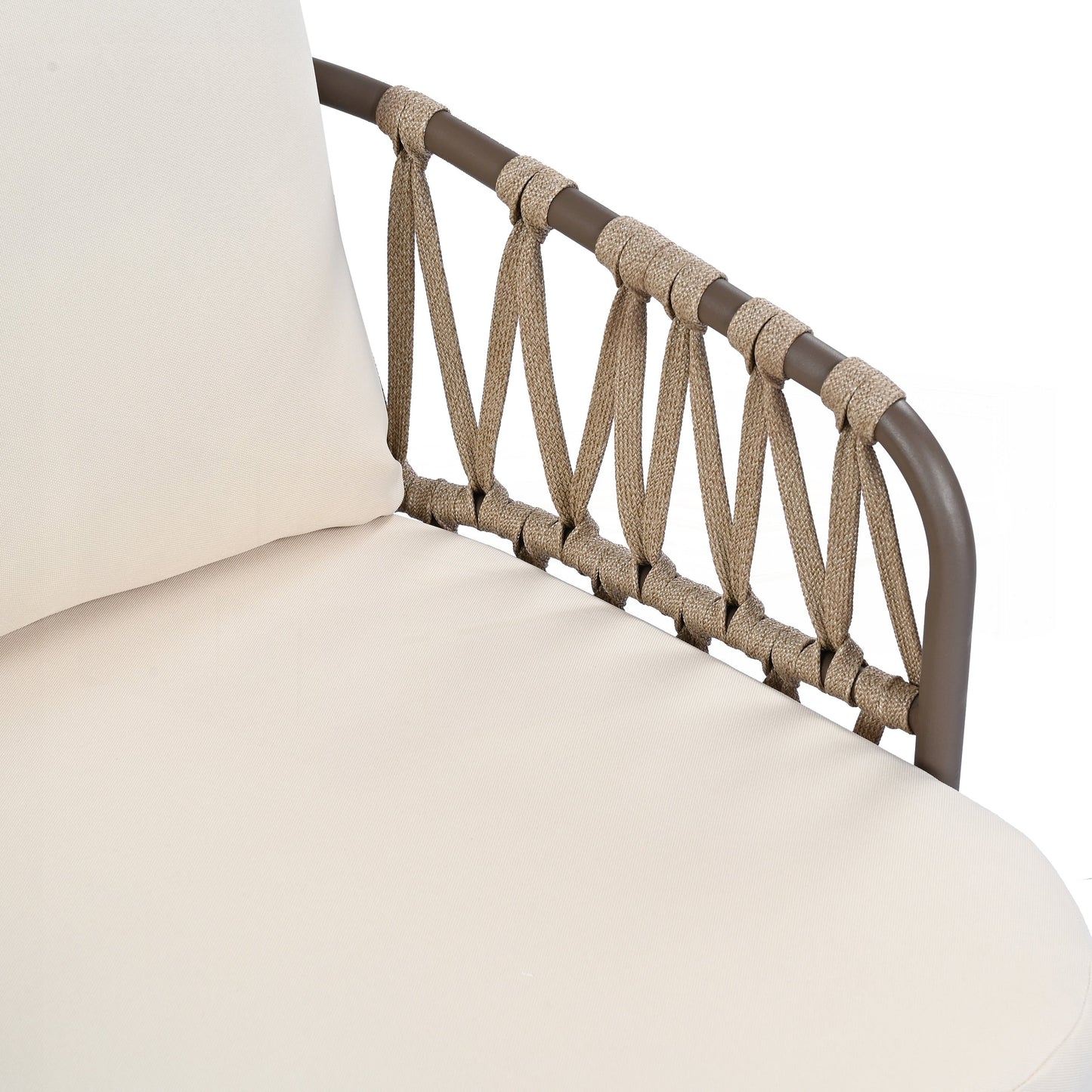 Set di mobili da esterno per patio da 4 pezzi