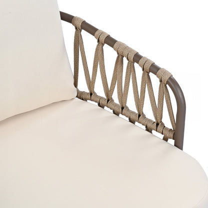 Set di mobili da esterno per patio da 4 pezzi