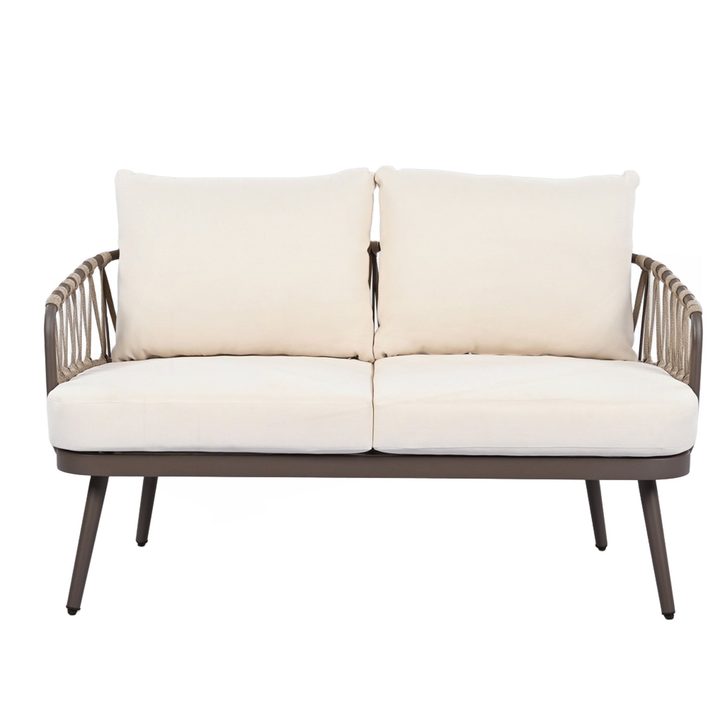 Set di mobili da esterno per patio da 4 pezzi