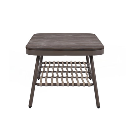 Set di mobili da esterno per patio da 4 pezzi