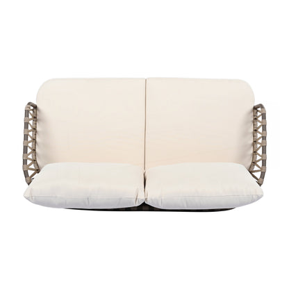 Set di mobili da esterno per patio da 4 pezzi