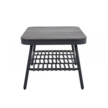 Set di mobili da esterno per patio da 4 pezzi