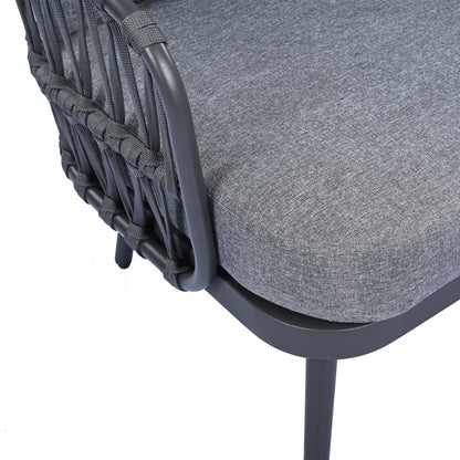 Set di mobili da esterno per patio da 4 pezzi