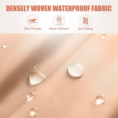 Set di mobili da esterno in vimini da 4 pezzi con tavolo, divanetto e 2 sedie