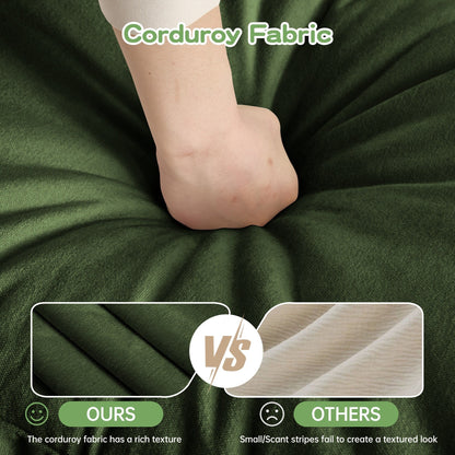 Divano in ciniglia a 4 posti con rivestimento sfoderabile per soggiorno