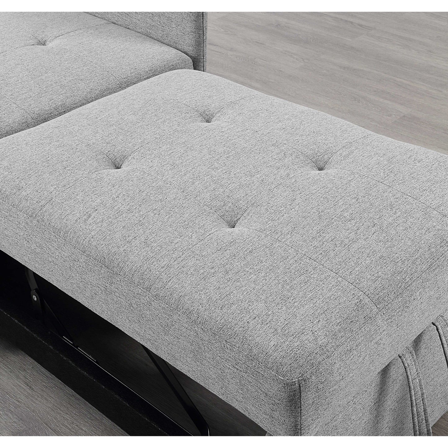 Divano letto singolo convertibile 4 in 1 con schienale regolabile