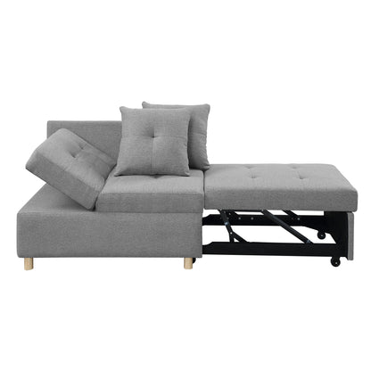 Divano letto singolo convertibile 4 in 1 con schienale regolabile