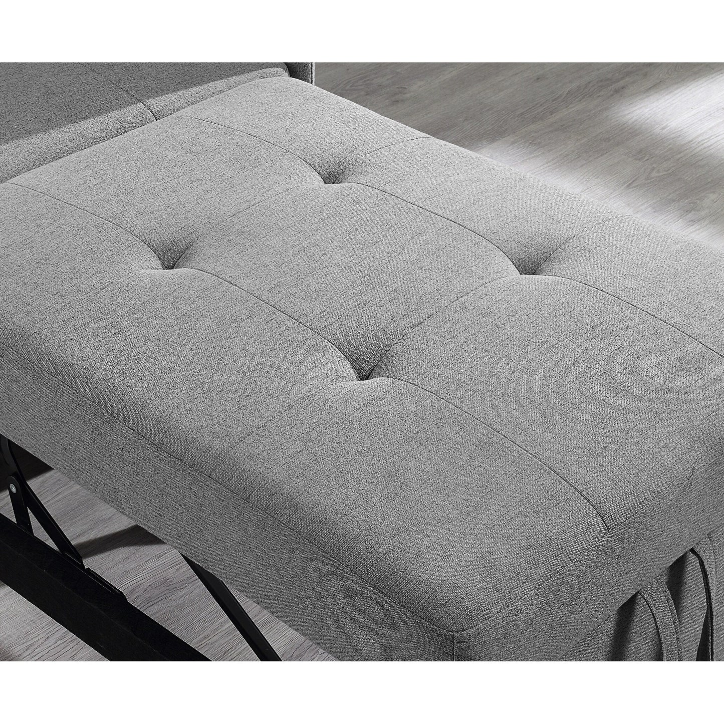 Divano letto singolo convertibile 4 in 1 con schienale regolabile