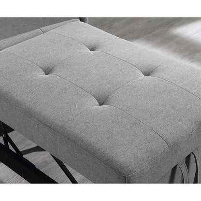 Divano letto singolo convertibile 4 in 1 con schienale regolabile