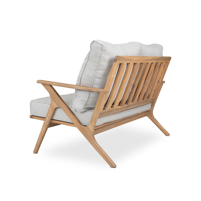 Set da patio da 4 pezzi, set di divani da esterno con cuscini e cuscino per la schiena, set da conversazione all'aperto con tavolino da caffè