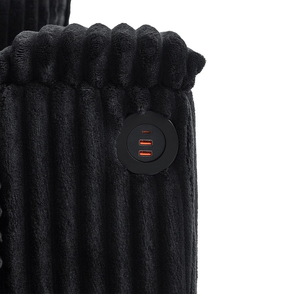 Divano in velluto a coste a 4 posti