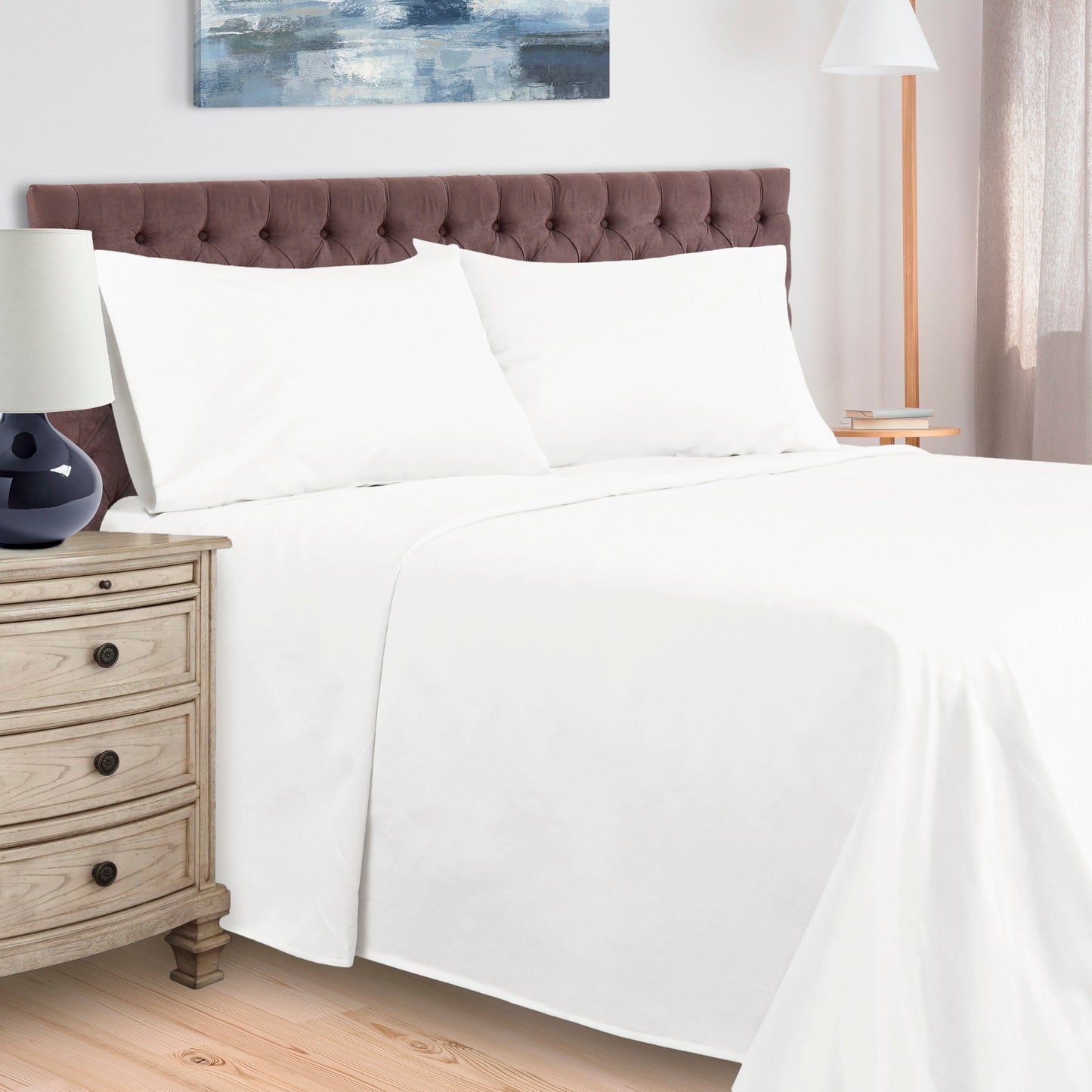 Set di lenzuola in cotone egiziano a 400 fili di Superior