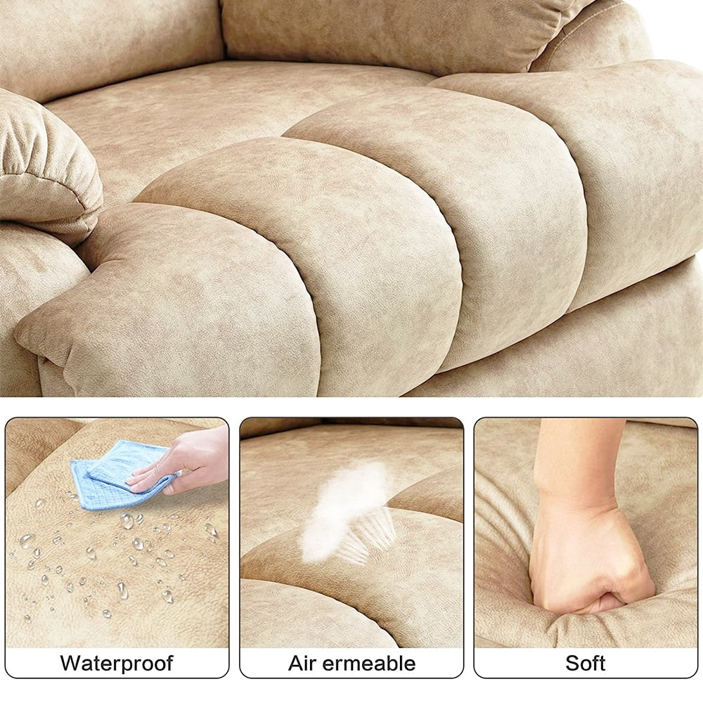 Poltrona reclinabile manuale oversize da 41 W, poltrone reclinabili extra larghe