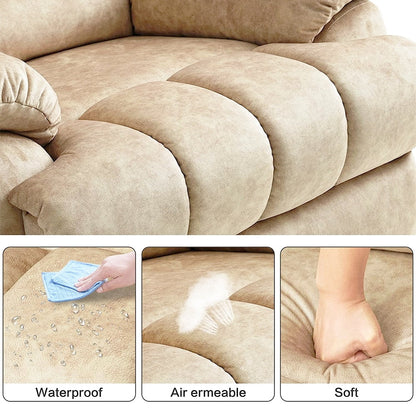 Poltrona reclinabile manuale oversize da 41 W, poltrone reclinabili extra larghe