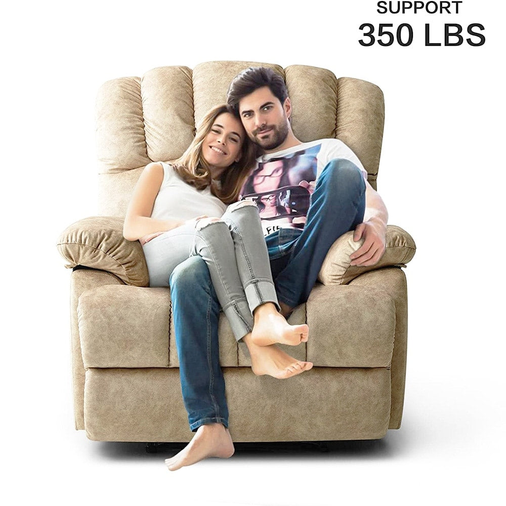 Poltrona reclinabile manuale oversize da 41 W, poltrone reclinabili extra larghe