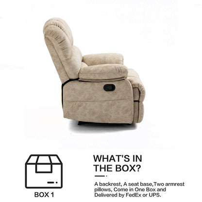 Poltrona reclinabile manuale oversize da 41 W, poltrone reclinabili extra larghe