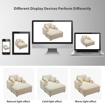 42.12 Divano imbottito in velluto a coste + pouf