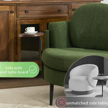 Poltrona singola da 42,5 con poggiapiedi mobile a forma di mezzaluna