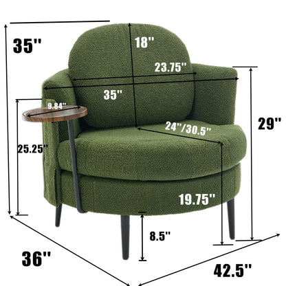Poltrona singola da 42,5 con poggiapiedi mobile a forma di mezzaluna