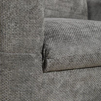 Divano singolo 42*33, poltrona con seduta ampia, caricabatterie a doppia porta, design con tirante e trapuntato, schiuma ad alta densità