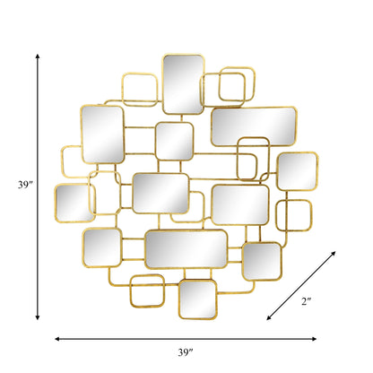 Decorazione da parete con specchio moderno e glamour di Sagebrook Home