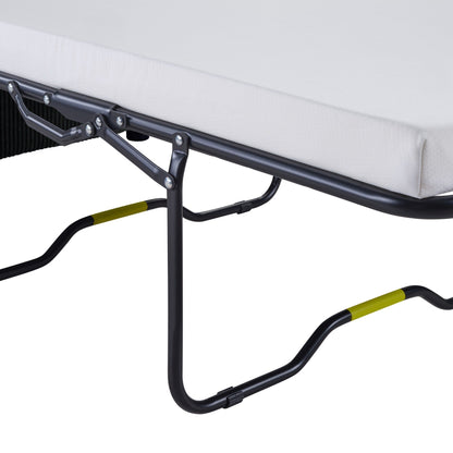 Divano letto matrimoniale in velluto a coste da 47,2 pollici con materasso pieghevole, tavolino laterale, porte USB e tasca portaoggetti