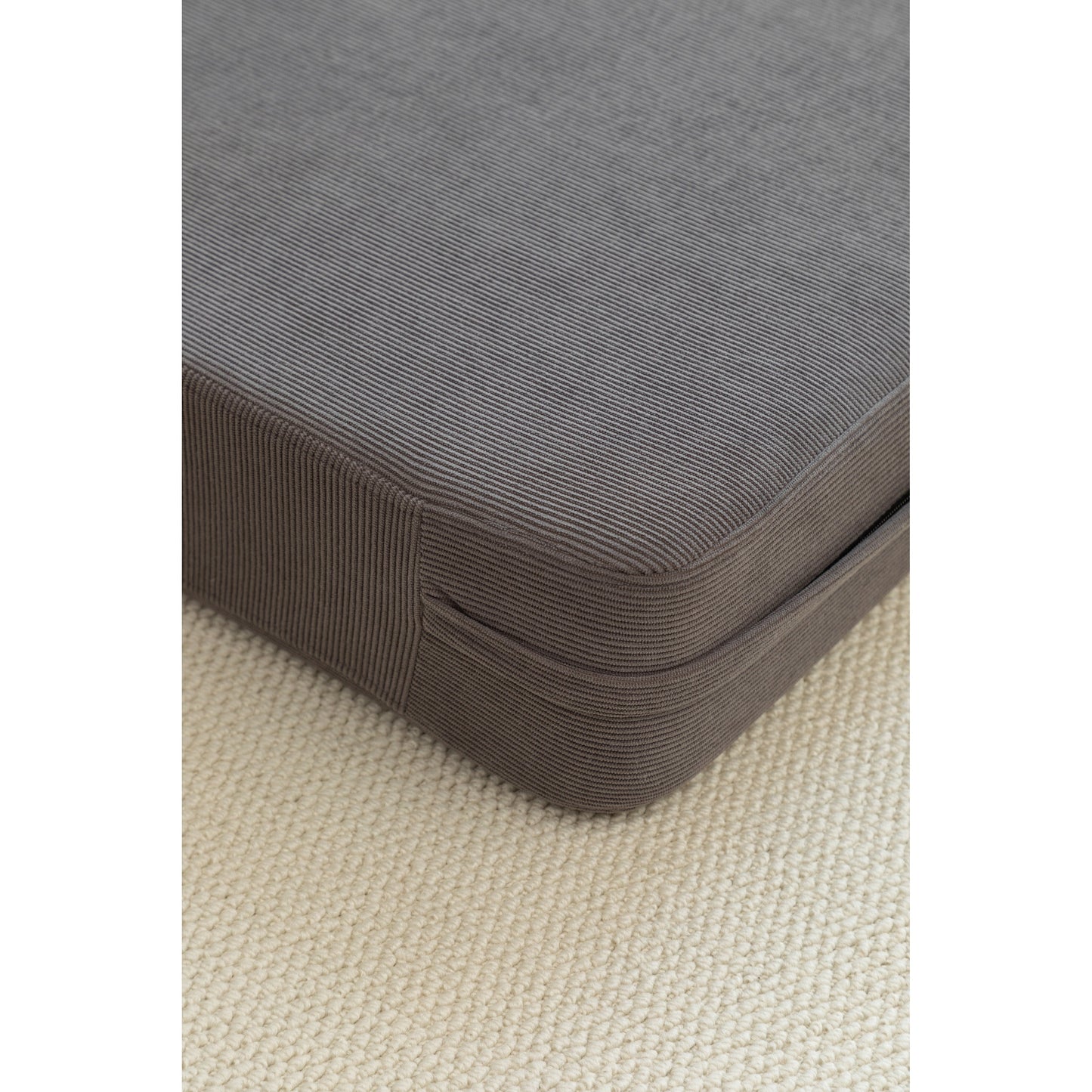 Divano letto a 2 posti in velluto a coste da 47,63 pollici con cuscino, materasso da pavimento, divano da pavimento con schienale per soggiorno