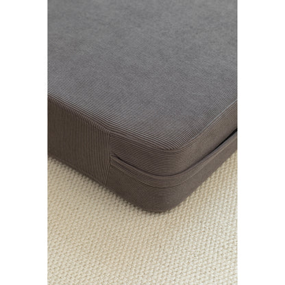 Divano letto a 2 posti in velluto a coste da 47,63 pollici con cuscino, materasso da pavimento, divano da pavimento con schienale per soggiorno