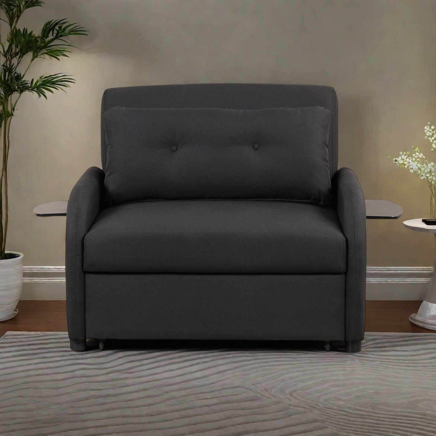 Divano letto 3 in 1 da 48,82 posti con tavolino a 2 ali e ricarica USB