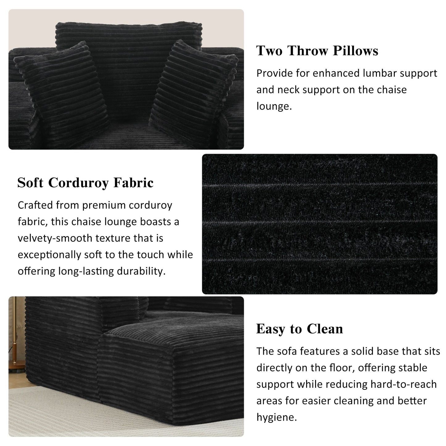 Divano letto da 48,82 posti con cuscini rimovibili per soggiorno e camera da letto