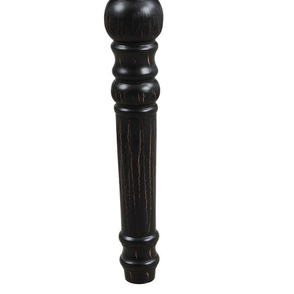 Panca da pranzo moderna con gambe tornite e trapuntate in tessuto 48x16x19,5 pollici - 48x16x19,5 pollici