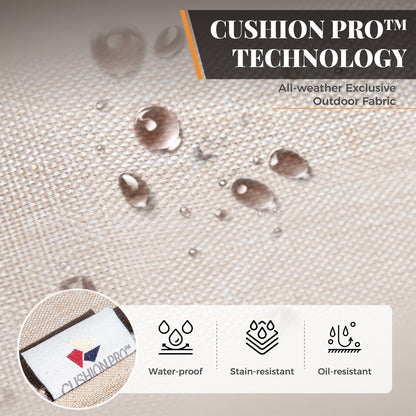 MAISON ARTS Set da conversazione per patio da 5/7/9 posti, set di divani da esterno con poltrone singole, divano a 3 posti, pouf e tavolino da caffè