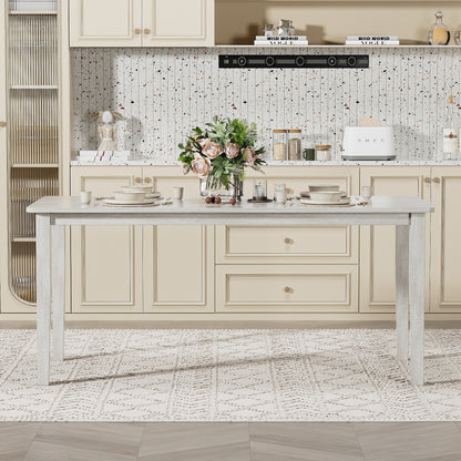 Set da pranzo in legno massello da 5/7 pezzi