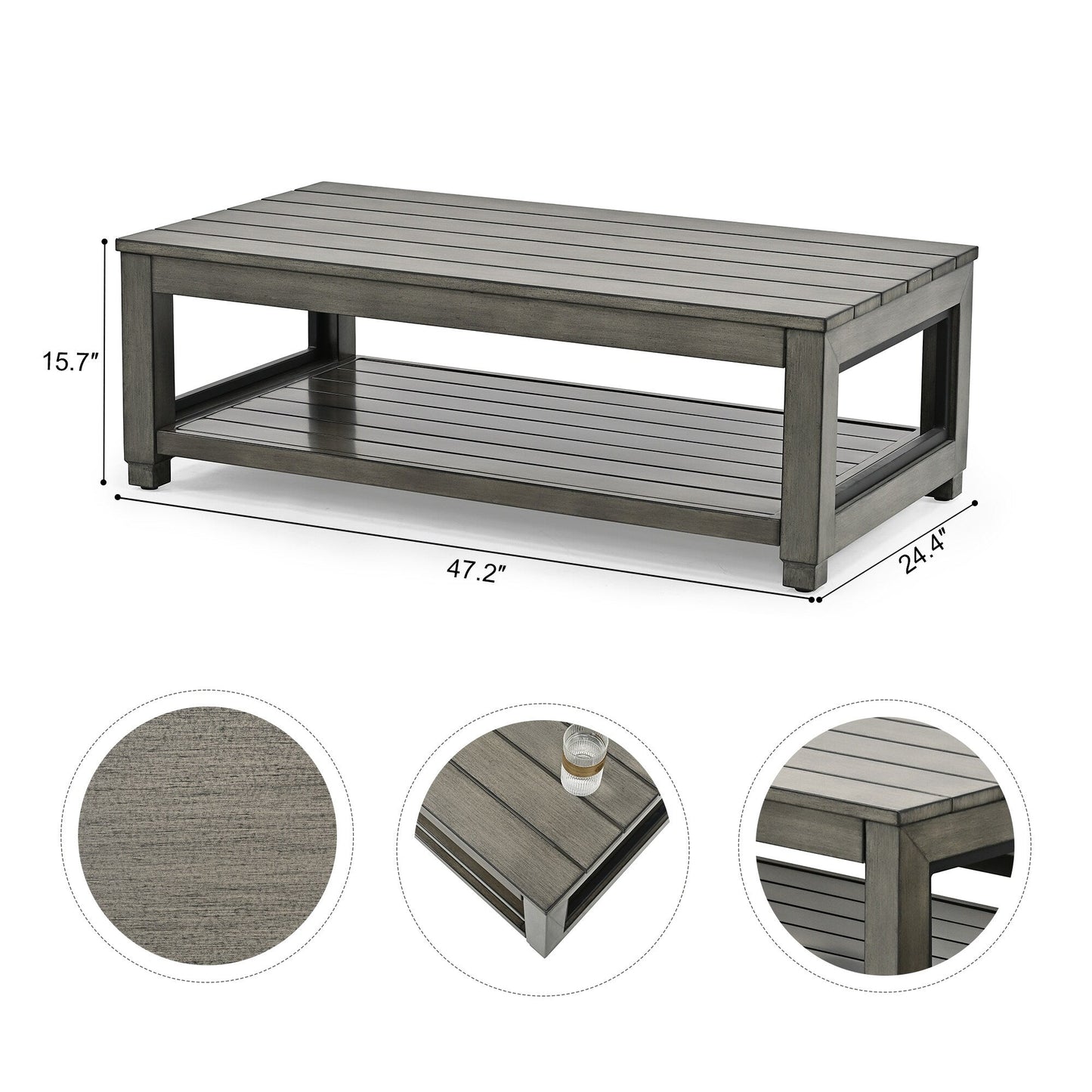 Set da conversazione per patio in alluminio per 5 persone con sedie girevoli, struttura dipinta a mano e cuscini