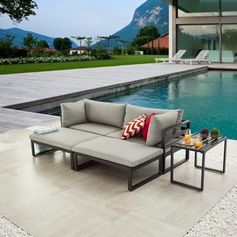 Patio Festival Set da conversazione all'aperto da 5 pezzi