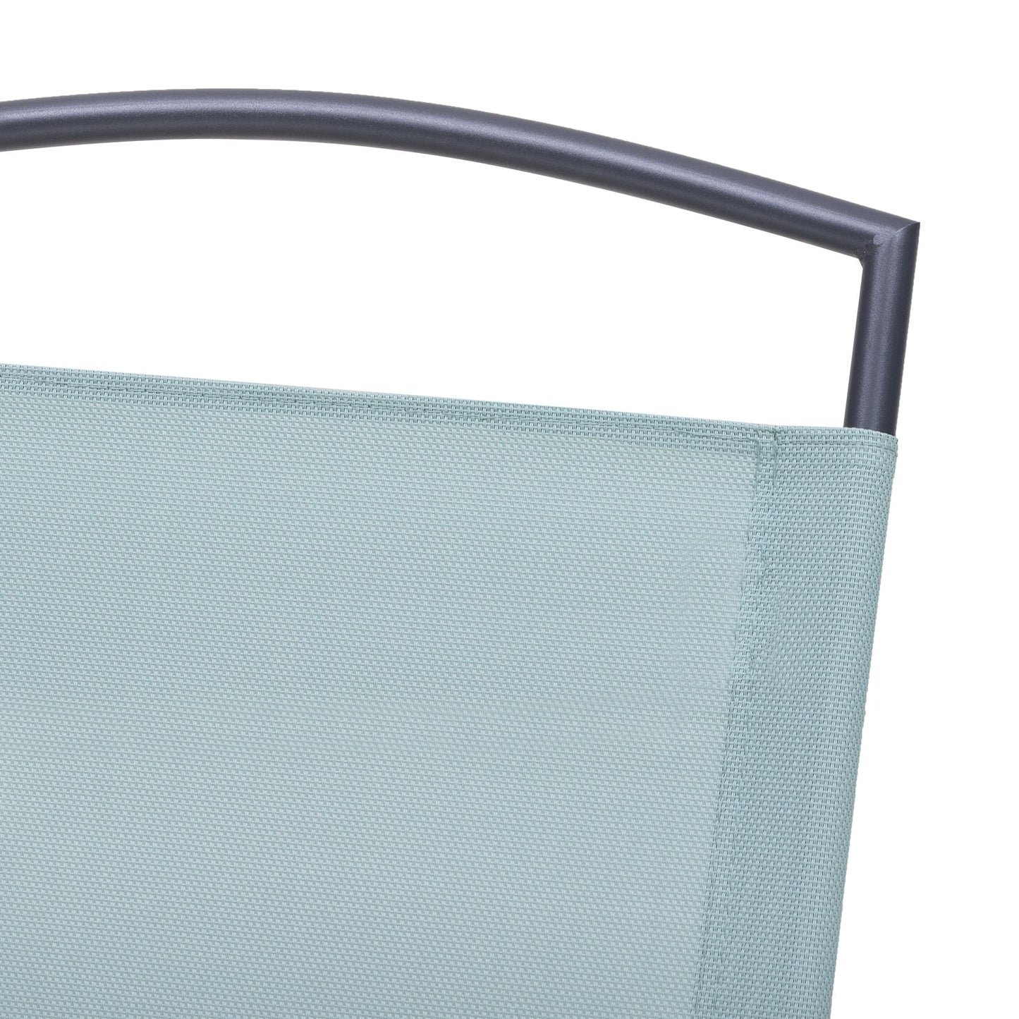 Set da pranzo per esterni da 5 pezzi con sedie pieghevoli e tavolo in vetro con foro per ombrellone - Vedi le specifiche