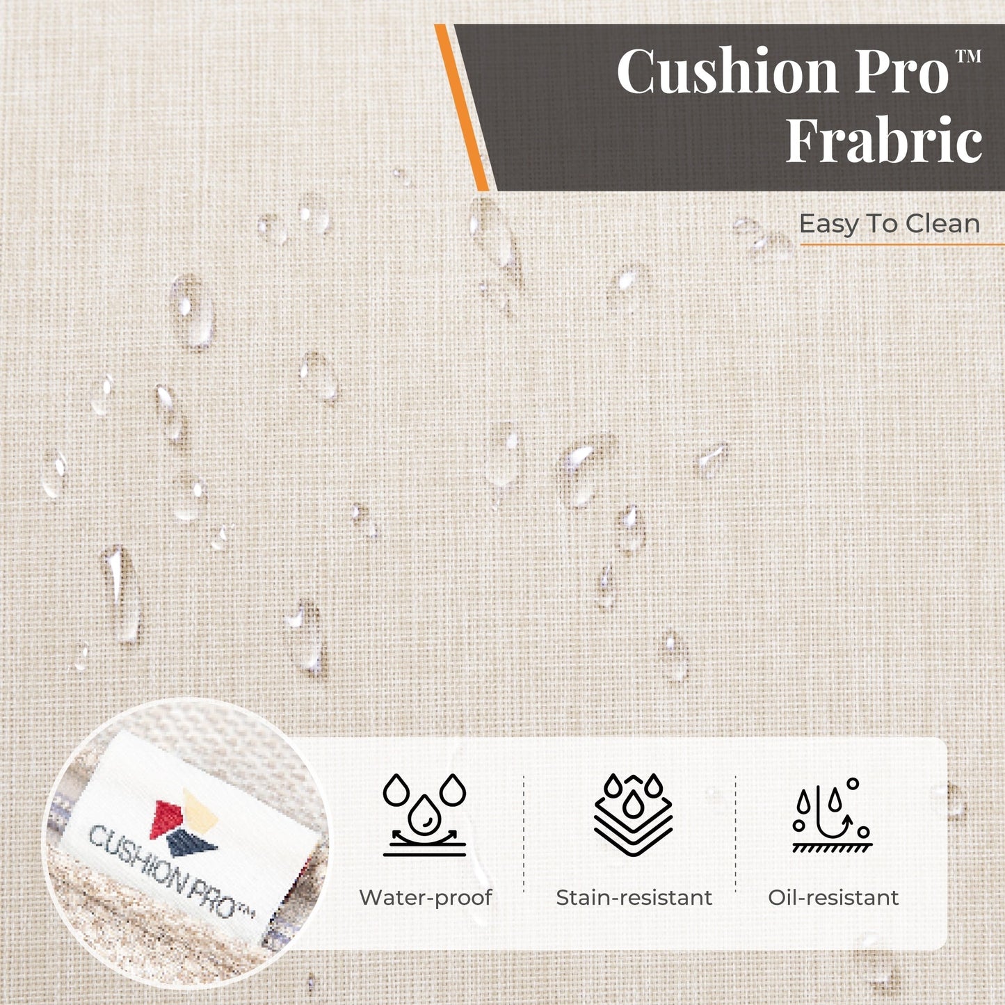 Set da patio da 5 pezzi con tavolo rotondo in metallo da 42 pollici con foro per ombrellone e poltrone in vimini con cuscino