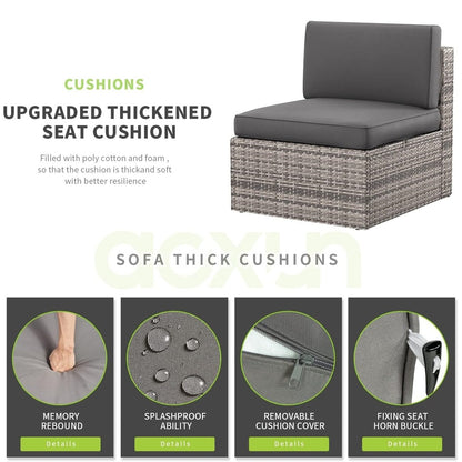 Set di mobili da giardino da 5 pezzi