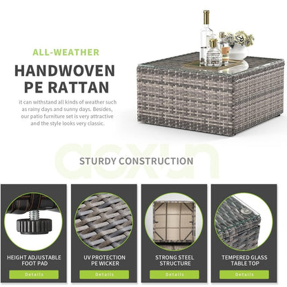 Set di mobili da giardino da 5 pezzi