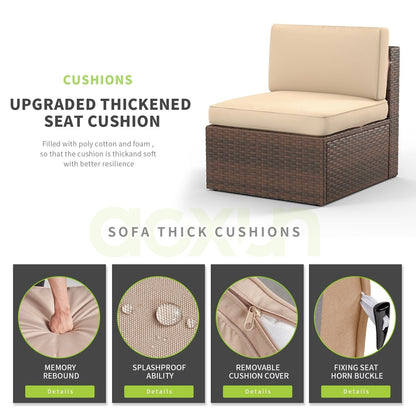 Set di mobili da giardino da 5 pezzi