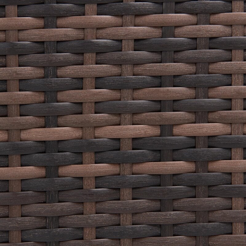 Set di 3 divani componibili in vimini per esterni