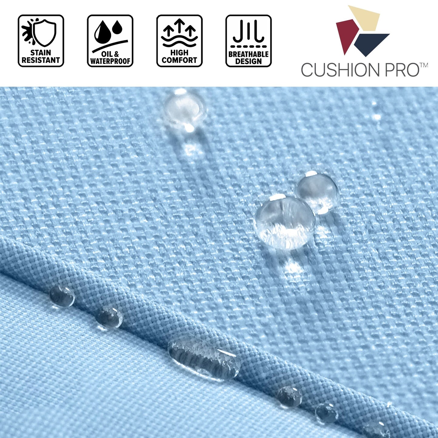 MAISON ARTS Set di mobili da giardino a 5 posti, 2 sedie imbottite in metallo, 1 divano a 3 posti con tavolino da caffè marmorizzato