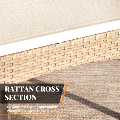 MAISON ARTS Set di mobili da giardino a 5 posti, 2 sedie imbottite in metallo, 1 divano a 3 posti con tavolino da caffè marmorizzato