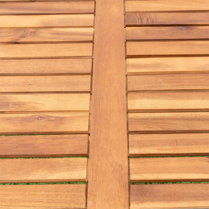 Set da pranzo in vimini per patio esterno da 5 pezzi