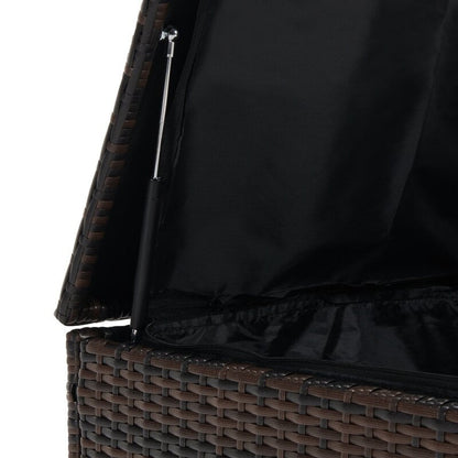 Set di mobili da conversazione in vimini da 5 pezzi per patio