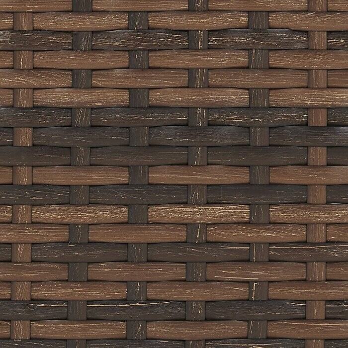 Set di mobili da conversazione in vimini da 5 pezzi per patio