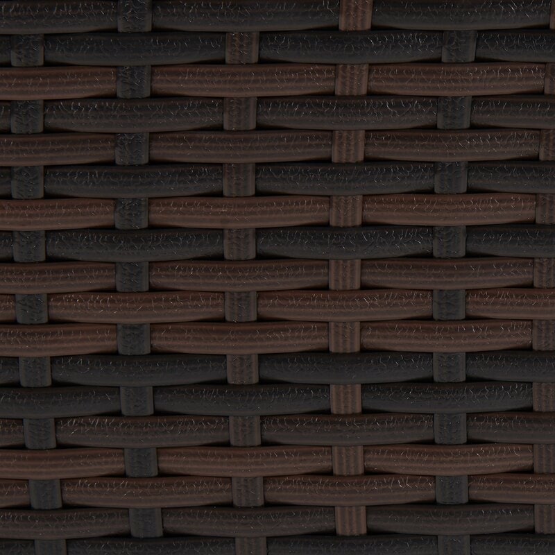 Set di mobili da conversazione in vimini da 5 pezzi per patio