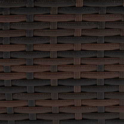 Set di mobili da conversazione in vimini da 5 pezzi per patio